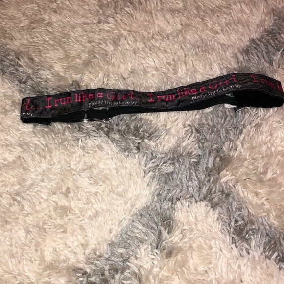 NWOT “I run like a girl” headband - Picture 1 of 3